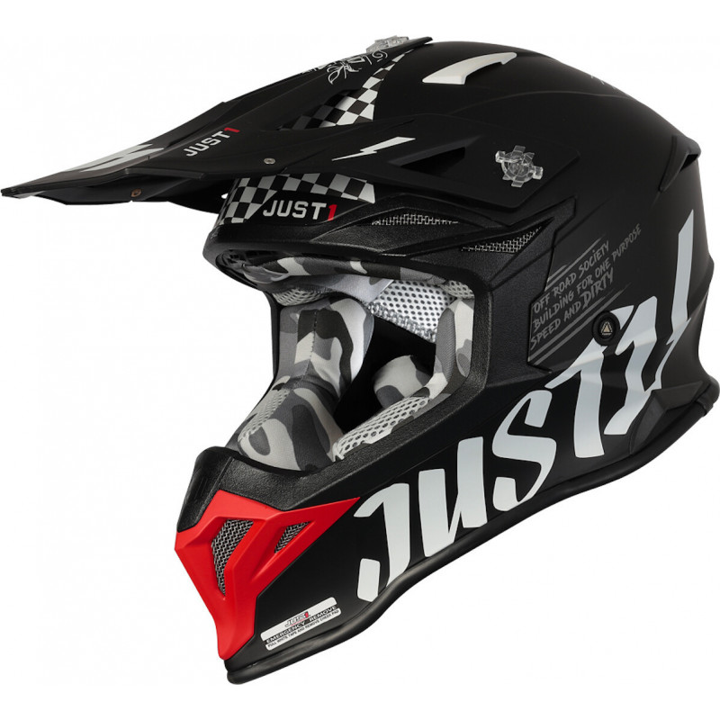 CASCO JUST1 J39 ROCK NERO